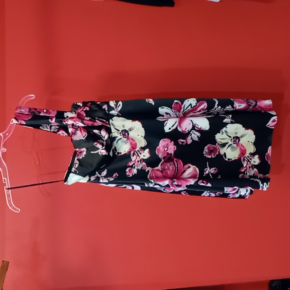 The Limited 1 Shoulder Flowered Dress Size 6 - Picture 1 of 5